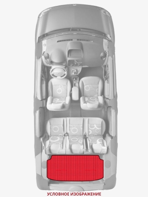 ЭВА коврики «Queen Lux» багажник для Mitsubishi L300